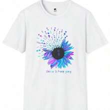 1 Piece Why Choose The Right Path When You Can Choose The Psychopath Path? Sarcastic Quote T-Shirt, Funny Psychopath T-Shirt, Total Chaos Humor T-Shirt, 180g 100% Cotton. - 白色 13 - 查看 1