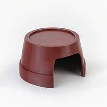 1pc Large Reptile Hide Cave, 3D Printed Moisture-Retaining Shelter, Basking Platform Decor, Suitable For Turtles And Tortoises, Aquarium Turtle Cage Accessory - View 5