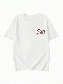 1 pieza de camiseta de verano para mujer, de cuello redondo y manga corta, con estampado de estilo vacacional, corte holgado informal, cómoda, adecuada para el verano, ideal para la playa, la calle, actividades diarias, trabajo, reuniones de oficina y otras ocasiones, color blanco, transpirable y cómoda. - Blanco - Ver 5