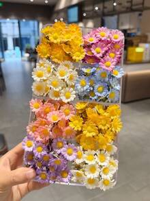 10pcs/20pcs Faux Sunflower Flower Hair Clips, Braided Hair Decor Hair Accessories, Girly Fresh Headwear - Multicolor - View 10