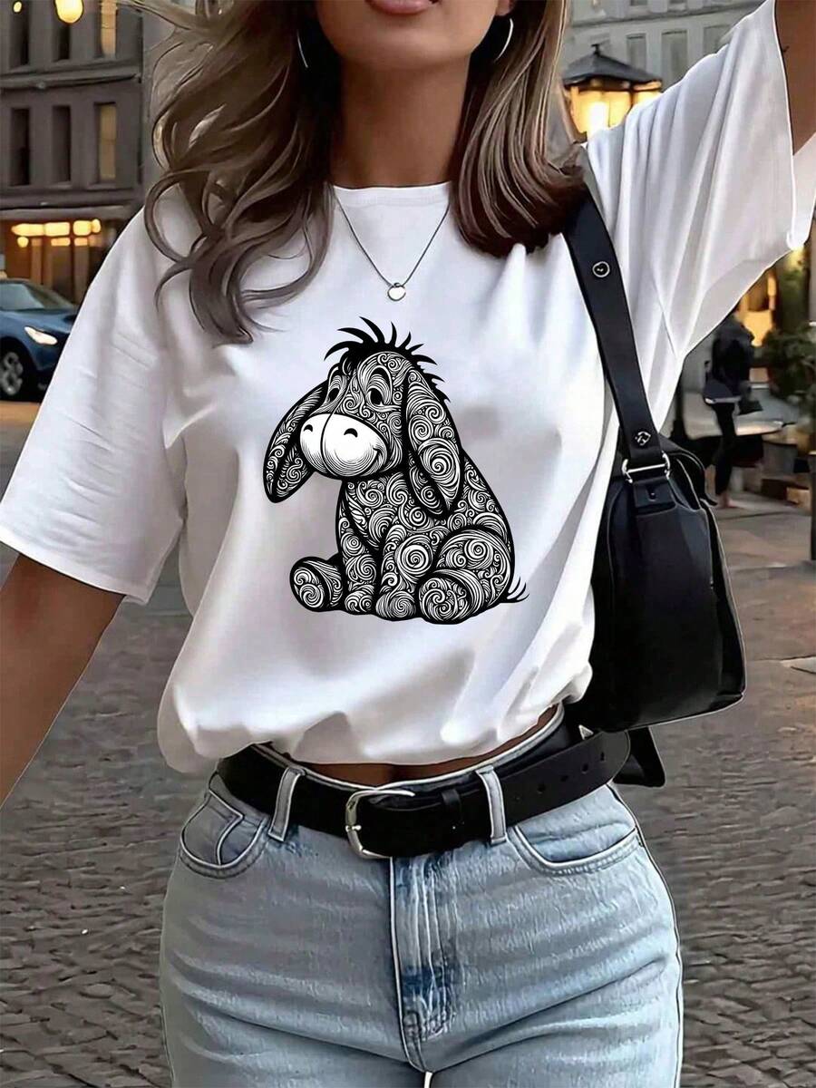 Women T-Shirts - White - View 1