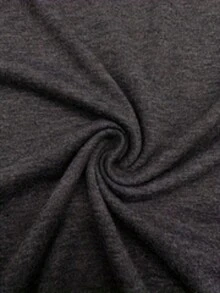 Camiseta de Manga Corta con Diseño de Bola de Arroz de Dibujos Animados para Mujer - Gris Oscuro - Ver 5
