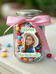 Customized Bachelorette Party Photo & Text Stickers, Colorful Decorative Stickers For Personalized Pre-Wedding Party, DIY Wedding Party Decorations - Multicolor - View 4