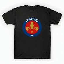 Paris Alternate logo 2 T-Shirt unisex de la de algodón puro de alta densidad de 220 g. C-AmiS-eta uniS-ex 100 % aL-Godón de - Tejido de alta densidad. Apta para todo tipo de perS-onas, ya sean mujeres o hombres. Tejido duradero de alta C-Alidad apto para todas las estaciones, suave al tacto pero duradero. Tops transpirables. Conjuntos de otoño para mujer. Conjuntos de vaC-Aciones para mujer. Disfraz de Halloween para mujer. - Negro - Ver 6