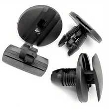 50Pcs Car Bumper & Fender Rivet Clips, Plastic Retainer Fasteners Auto Body Trim Panel Fixed Clamps For Peugeot Black Trim Panel Retainers - A - View 8