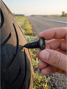 30/90/150Pcs  Quick Tubeless Tire Repair Rubber Screws Kit ,Self-Service Puncture Repair Nails With Storage Capsules, No Disassembly Tire Patch Plugs For Car, Motorcycle, ATV, Scooter & Truck - Black - View 6