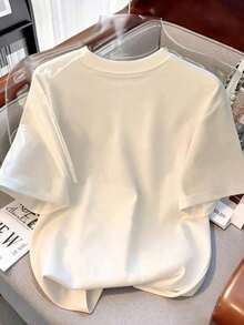 Blusa casual para mujer, diseño de estampado de mariposa, degradado de rosa y negro, adecuada para uso al aire libre, vacaciones, verano, citas, camiseta de manga corta para mujer - Blanco 2 - Ver 2