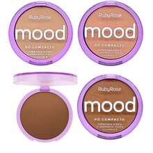 Mood Ruby Compact Powder, Medium And Dark Shades, High Fixation - ME100 - Ver 5
