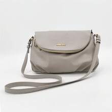Women's Large Capacity Crossbody Bag Pleated Flap Bag Multi Compartment Shoulder Bag - Black - View 9
