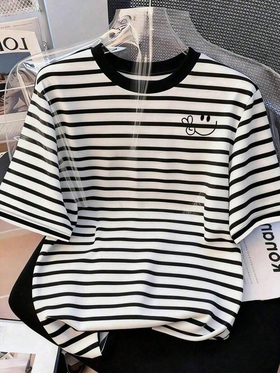 Camiseta de punto ajustada de manga corta para mujer - Blanco 2 - Ver 1