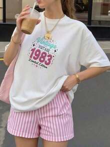 Limited Edition Vintage 1983 Shirt, 41st Birthday T-Shirt, 1983 T-Shirt, 80s Birthday, Birth Year T-Shirt, 41st Birthday Gift For Her - 白色 2 - 查看 3