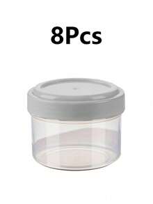 Mini Container With Squeeze Lid - Circular Sauce Jar Suitable For Seasonings, Honey, Sauces, Small Gifts - Multipurpose And Food Storage, Portion Control, Suitable For Coffee, Tea, Seasonings And Dry Goods, Kitchen Organization And Storage, Kitchen Accessories - Multicolor - View 11