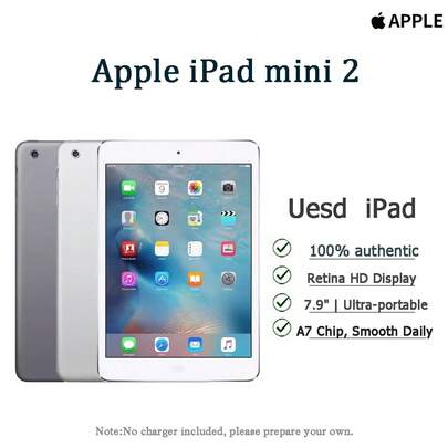 Apple 蘋果B+8成新 二手 iPad mini 2 7.9 吋 有刮痕有使用痕跡 小巧便攜 高清螢幕 追劇聽歌學習備用平板
