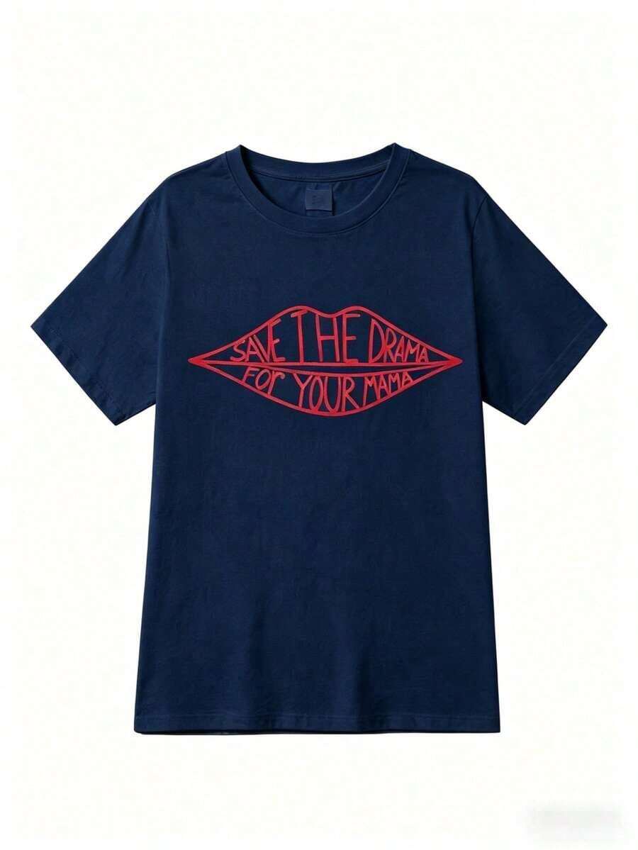 Cute Tops WomenCOOL SUMMER 2026 Friends TV Show Rachel Save Drama Kawaii Mom T-Shirt Top Plus Size Unisex Kawaii Clothes Anime StitchLoose And - 藏蓝色 - 查看 1