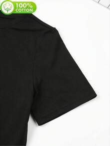 Premium Quality Graphic T-Shirt For Women - Dark Gray Christian T-Shirt With The Bible Verse "His Way Is Better", Soft Clothing For Everyday Wear In Church, Religious Gift For Women - Machine Washable, Simple Jesus Clothing, Casual Faith Outfit, Simple Design Top, Opaque Fabric, Sizes Run Large, Order One Size Down Recommended, T-Shirt, Women's T-Shirt, Vintage T-Shirts. - 黑色 - 查看 5