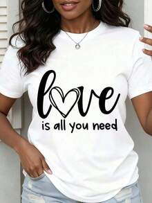 1 Piece Of Women's White Round Neck T-Shirt, Basic, Short Sleeve, Casual, Soft And Comfortable For Daily Wear, Fashionable T-Shirt, 180g, 100% Cotton. - 白色 - 查看 8