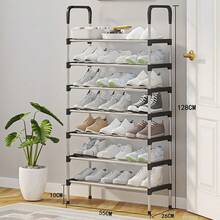 1 Multi-Layer Shoe Rack, Freestanding Shoe Rack, Easy To Assemble, Shoe Storage Rack For Rental Homes, Entryways, Hallways, Bedrooms, Bathrooms, Offices, Living Rooms - Black - View 11