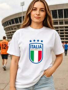 Camiseta esencial de la Copa Mundial México 86, 100% algodón, camiseta de manga corta, jersey blanco, conjunto de pareja negro, adecuada para mujeres, cuello redondo de manga corta, ideal para vacaciones, uso casual, festivales, deportes, viajes, hogar, oficina, material cómodo. - Negro - Ver 6