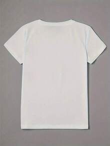 Women's Spring/Summer Casual T-Shirt - Short Sleeve Casual T-Shirt With Loose Round Neck, Bright Fruit And Vegetable Prints, Suitable For Plus Sizes, Cute T-Shirt, Retro Y2K Style, Loose Fit. Soft And Gentle On The Skin, 100% Cotton, Durable. - 白色 - 查看 2