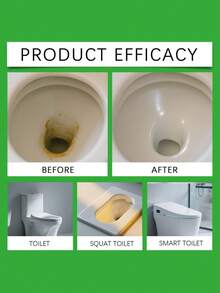 JarraryUpgrade Version Toilet Cleaner, Reduces Dirt Buildup AndUnclogs Pipes To Make Your Toilet Look Brand New.Suitable For Daily Cleaning Of Household Toilets, ItRemoves Dirt And Odors And Provides Daily Care AndCleaning Tablets. - Multicolor - View 3