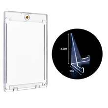 5pcs Magnetic Acrylic Card Bricks - Suitable For Collecting Game Cards, Baseball Cards And Trading Cards. Game Card Bricks, Strong Magnetic Display Holder For Sports Card Collection, Card Storage Hard Acrylic Display Box. Desktop Storage And Display Box. - Multicolor - View 14
