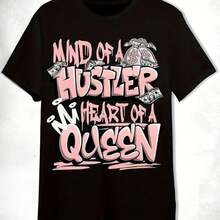 Unisex Matching 11S Low Legend Pink Graphic Tee For Men And Women, Available In Black And White, Short Sleeve Shirt, Crew Neck, Comfortable, Breathable, Fit - 黑色 - 查看 1