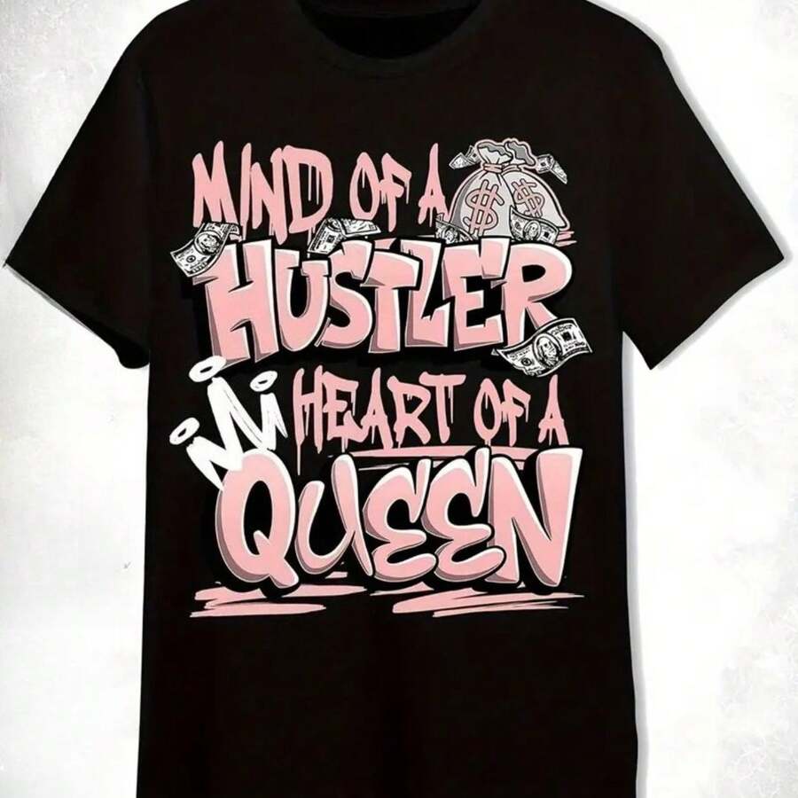 Unisex Matching 11S Low Legend Pink Graphic Tee For Men And Women, Available In Black And White, Short Sleeve Shirt, Crew Neck, Comfortable, Breathable, Fit - 黑色 - 查看 1