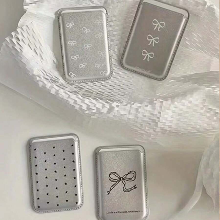 简约高端蝴蝶结、星星、波点磁性卡套，兼容，时尚独特百搭，送给女友、闺蜜、室友的理想礼物，也是完美的生日礼物。 - 彩色 - 查看 1