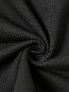 Camiseta Casual de Verano para Mujer - Camiseta de Talla Grande con Estampado de Cerezas - Bonitos dibujos de cerezas y estampados llamativos, tela suave y transpirable, cuello redondo informal y corte holgado, adecuada para uso diario, una excelente opción de regalo, artículo con temática de cerezas, camiseta elegante y a la moda. - Negro - Ver 2