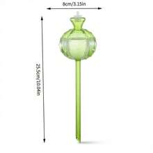 Self-Watering Planter, Plastic Watering Globe Automatic Plant Waterer, Cute Cactus Shaped Decor, Green - C - View 7