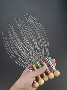1件裝章魚頭部按摩器 頭皮抓癢器 靈魂提取器 背部抓癢器 人體工學設計 緩解壓力並促進頭皮血液循環 家用健康護理設備 頭部抓癢工具 背部抓癢工具 頭皮按摩器 身體抓癢器 頭部SPA 寵物抓癢 隨機顏色與款式 - 章魚頭皮按摩器 - 查看 6