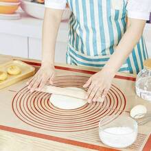3pcs Silicone Kneading Mats, Non-Slip Non-Stick Heat-Resistant, Suitable For Baking And Rolling Dough, Silicone Kneading Mats - Multicolor - View 6