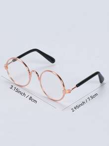 1pc/2pcs Optional Resin Pet Sunglasses, Hip-Hop Style Solid Color Round Frame Lightweight Wearable Detail, Photo Decoration Accessory, Universal For Cats And Dogs, Suitable For Daily Street Photography, Outdoor Check-In, All-Season Dressing Scenes - Multicolor - View 15