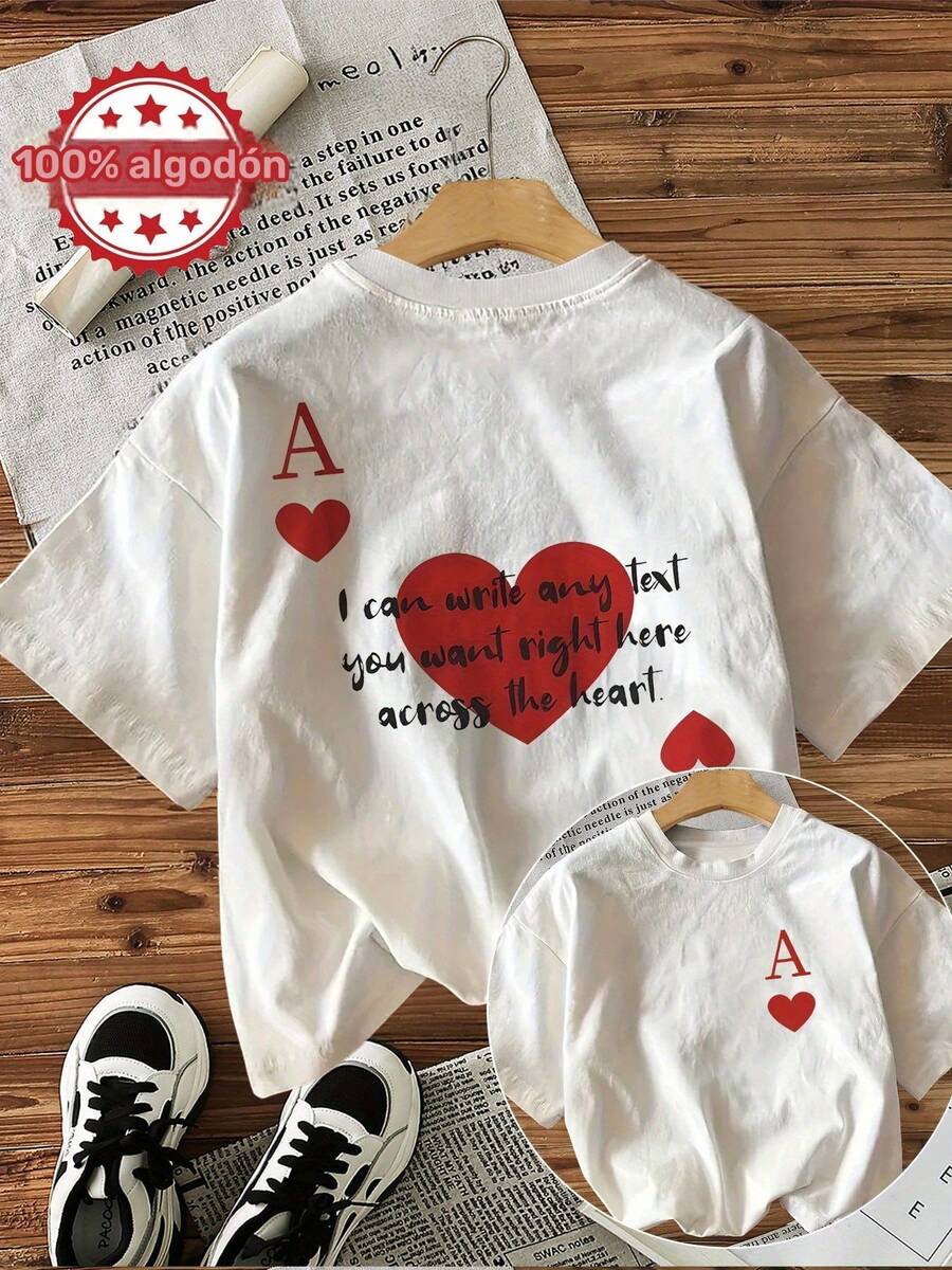 Graphic Print T-Shirt, Casual Short Sleeve Round Neck Top For Summer And Spring, Women's Clothing - Putih - View 1