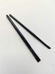 1 pieza Pincel profesional ultra fino de cerdas finas para delineador de ojos, cepillo de cejas, pincel de contorno, pincel de maquillaje, herramienta de belleza para mujeres - Multicolor - Ver 4