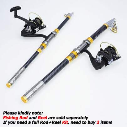 Lerutwis 1 Cần câu cá thu gọn 1.8M-3.0M, kèm máy câu tùy chọn, chất liệu sợi thủy tinh, carbon và hợp kim, cần câu cá chép đa chức năng, cần câu du lịch xách tay, dụng cụ câu cá.