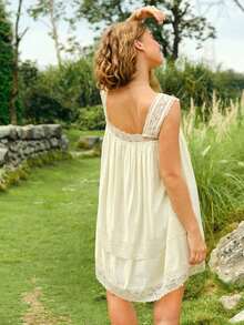 Vestidos mini para mujer - Blanco - Ver 2