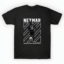Neymar Jr (1) unisex de la de algodón puro de alta densidad de 220 g. C-AmiS-eta uniS-ex 100 % aL-Godón de - Tejido de alta densidad. Apta para todo tipo de perS-onas, ya sean mujeres o hombres. Tejido duradero de alta C-Alidad apto para todas las estaciones, suave al tacto pero duradero. Tops transpirables. Conjuntos de otoño para mujer. Conjuntos de vaC-Aciones para mujer. Disfraz de Halloween para mujer. - Negro - Ver 6