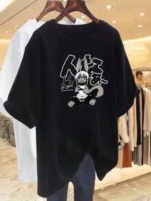 Women T-Shirts - Black - View 8