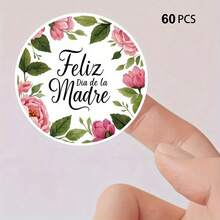 6/30 piezas - 1/5 hojas "Feliz Día de la Madre" Plantilla de rosa y follaje - Perfecto para envolver regalos, decoraciones y etiquetas de agradecimiento, un regalo ideal para mamá - A - Ver 10