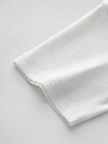 Camiseta de hombre de manga corta con cuello redondo y estampado de calavera, corte ajustado, camiseta casual de hombre para el verano - Blanco - Ver 4