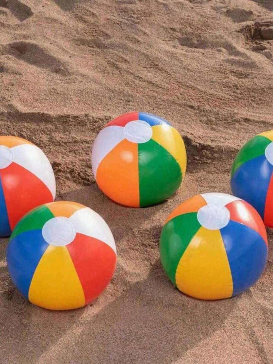 1 quả bóng bãi biển cầu vồng bơm hơi, phụ kiện trò chơi tiệc bể bơi mùa hè, phụ kiện trò chơi bãi biển Hawaii, trò chơi nổi, phụ kiện tiệc nướng, phụ kiện trò chơi mùa hè thiết yếu, phụ kiện trò chơi ngoài trời, phụ kiện tương tác cho tiệc mùa hè. - nhiều màu - Xem 1