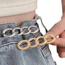 1/2/4 pièces Boutons de jean en métal ajustables en forme d'étoile sans couture pour resserrer la taille, pinces détachables pour pantalon/jupe, cadeau pour étudiant - Multicolore - Voir 3