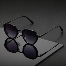 1pc Retro Round Tortoiseshell Frame Unisex Fashion Glasses, Suitable For Daily Wear, Parties, Gatherings, Travel, Beach - Fashionable And Versatile Design For Men And Women - Multicolor - View 8