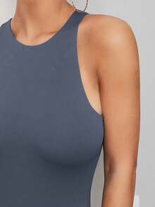 Body De Color Liso - Gris - Ver 4