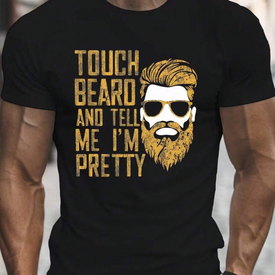 Camiseta impresa para hombres y mujeres - Negro - Ver 1