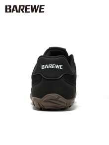 BAREWE 赤足運動鞋，零落差，寬版休閒鞋，可調節腳趾，防滑鞋底，舒適透氣，休閒運動鞋 - 黑色 - 查看 6