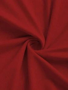Top tubo asimétrico con volantes sexy  para mujeres - Rojo - Ver 5