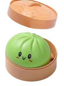 Glitter Dumpling Squishy - Random Glitter Dumpling Box, 10 Colors Dumplings Squishy Toy, More Surprises (Random-4PCS) - 彩色 - 查看 13
