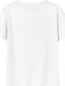 レディース Tシャツ 半袖 カットソー クルーネック コットン 綿 ホワイト オーバーサイズ ビッグシルエット ゆったり ドロップショルダー 5分袖 着痩せ 体型カバー 二の腕カバー 華奢見え ロゴT プリント 迷彩 カモフラ ミリタリー ストリート系 韓国ファッション サブカル系 地雷系 カジュアル ボーイッシュ ジェンダーレス ワンマイルウェア 部屋着 デイリー 普段使い 通学 夏服 涼しい 柔らかい 透けにくい 骨格ナチュラル 骨格ストレート ダンス 衣装 フェス ヒップホップ チュニック丈 重ね着 レイヤード - ホワイト - チェックする 2